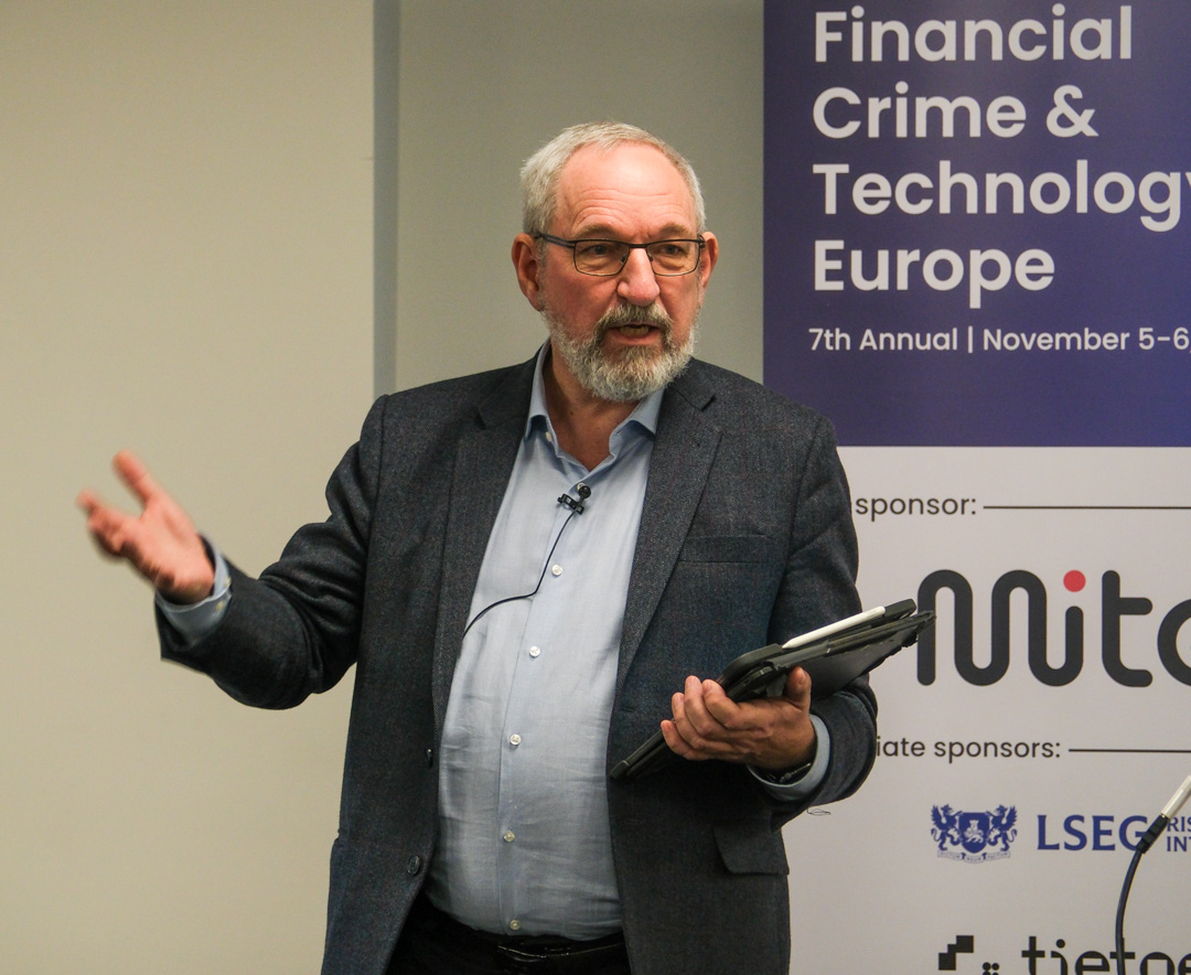 At the Financial Crime & Technology Europe, I was the host of the day